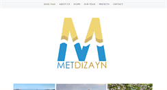 Desktop Screenshot of metdizayn.com